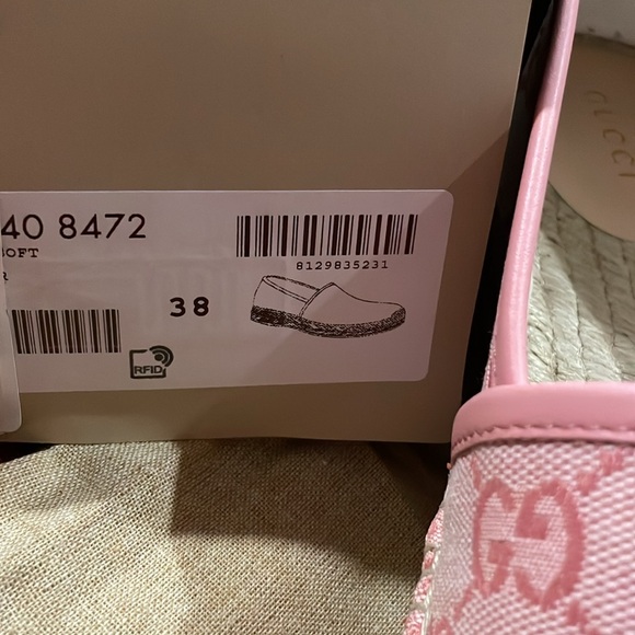 NEW! Gucci Pink Espadrilles - Picture 7 of 7